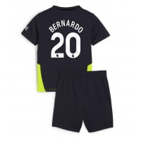 Maglie da calcio Manchester City Bernardo Silva #20 Seconda Maglia Bambino 2024-25 Manica Corta (+ Pantaloni corti)